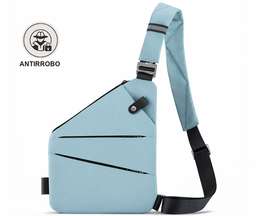 Bolso antirrobo NELVAY azul cielo