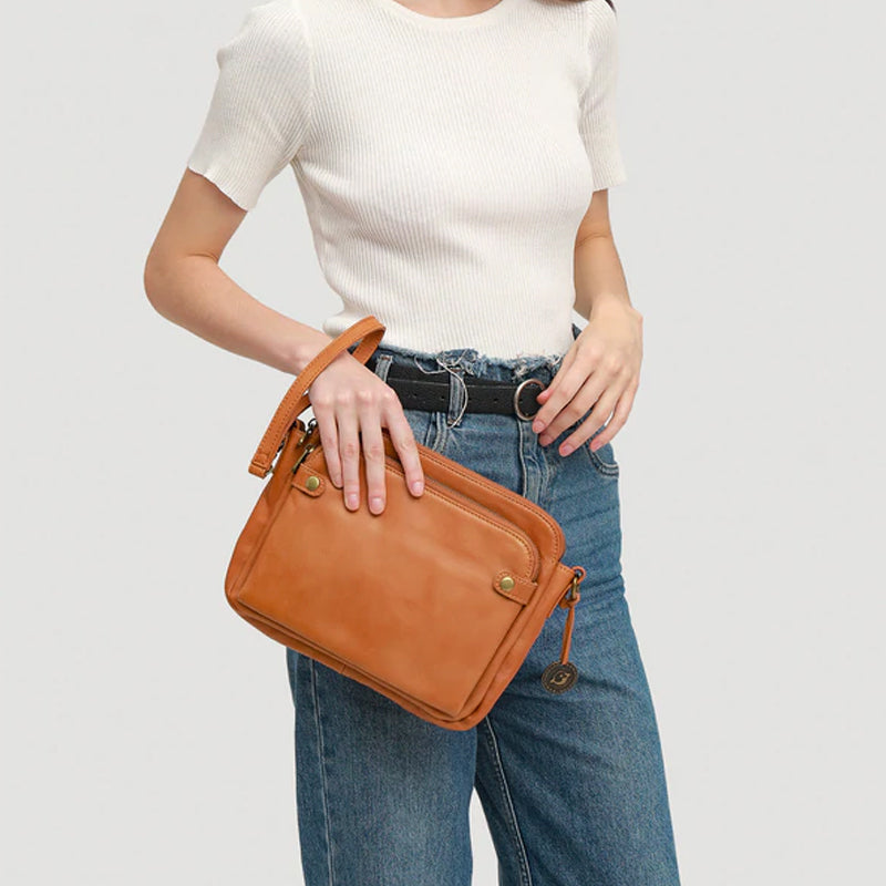 Fia | Women's Handbag- Versatile 3-Layer Multi-Purpose Bag