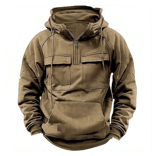 Henry | Men's Tactical Hoodie Jacket - Multi-Pocket Outdoor Hooded Sweater