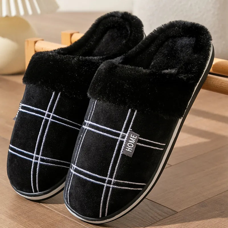 Miller | Men's Slip-On Slippers – Cozy & Warm Indoor Comfort Shoes