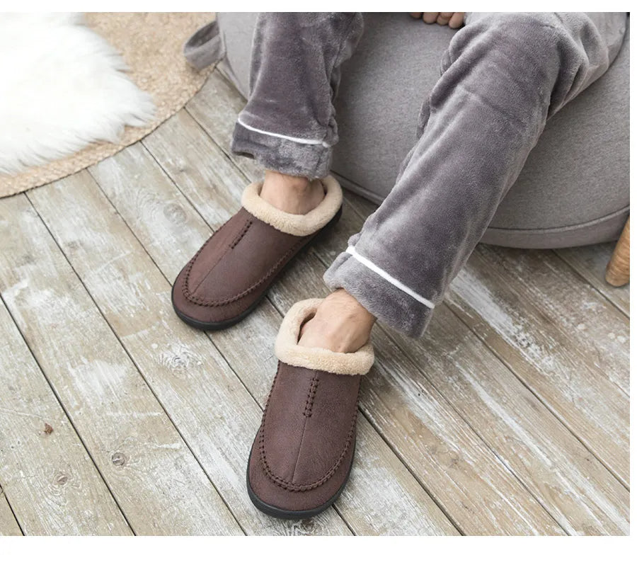 Johan | Men's Slip-On House Slippers – Breathable, Plush & Perfect for Everyday Use