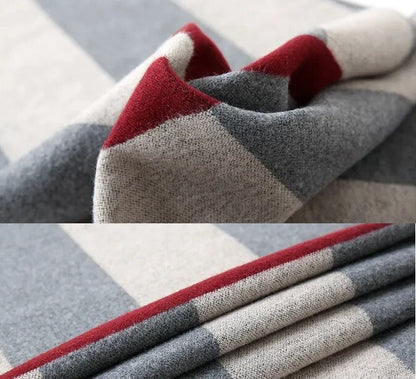 Ezra | Unisex Oversized Cashmere Scarf – Chic & Breathable Everyday Wear