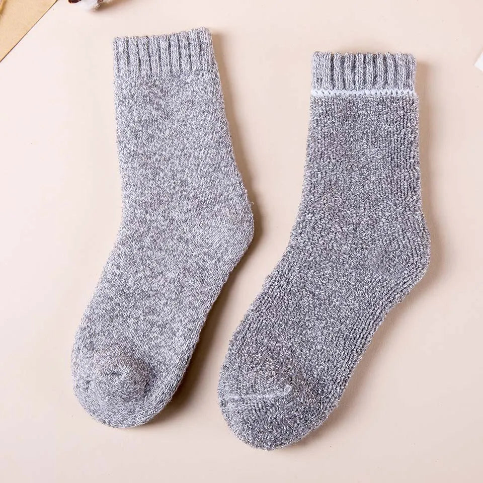 Elliot | Unisex Wool-Blend Winter Socks – Thermal, Soft & Everyday Cozy