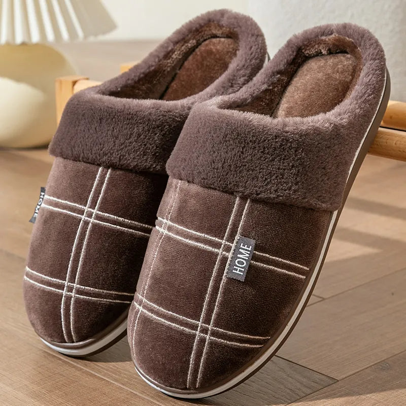 Miller | Men's Slip-On Slippers – Cozy & Warm Indoor Comfort Shoes