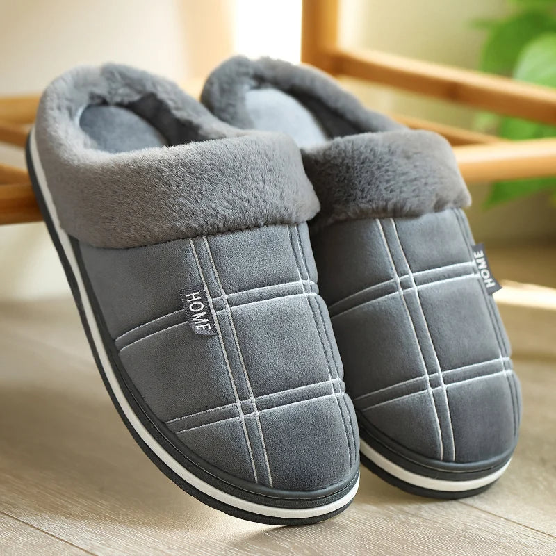 Miller | Men's Slip-On Slippers – Cozy & Warm Indoor Comfort Shoes