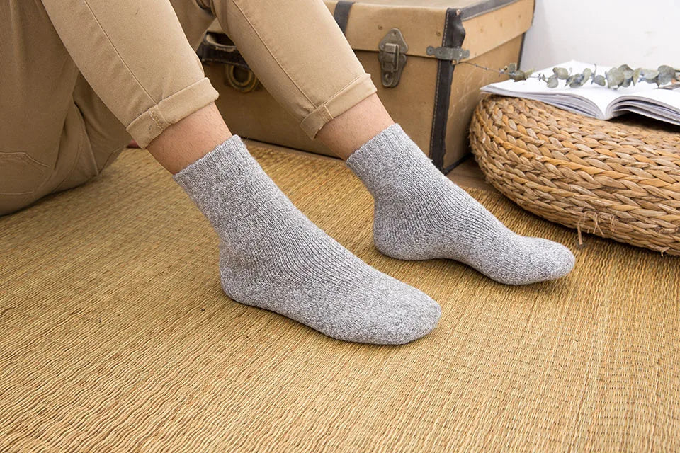 Elliot | Unisex Wool-Blend Winter Socks – Thermal, Soft & Everyday Cozy