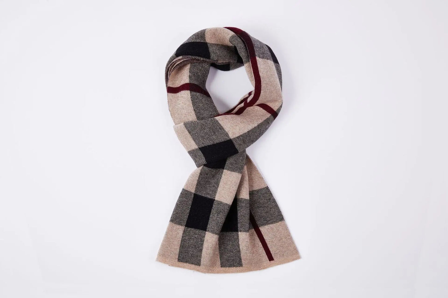 Stanley | Men’s & Women’s Plaid Wool Scarf – Stylish, Warm & Ultra-Comfortable