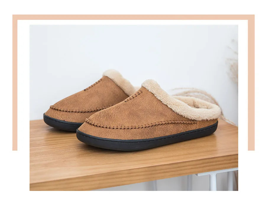 Johan | Men's Slip-On House Slippers – Breathable, Plush & Perfect for Everyday Use