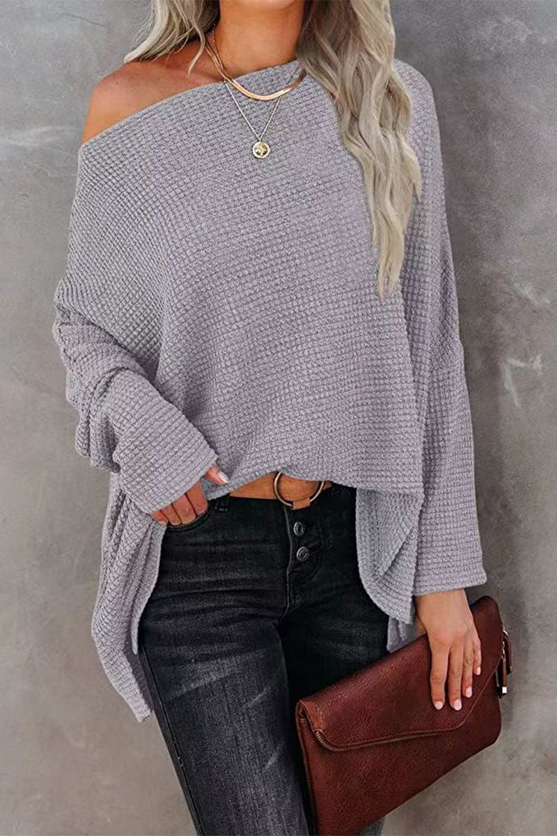 Elvaya | Chic Off-Shoulder Sweater for Casual Style