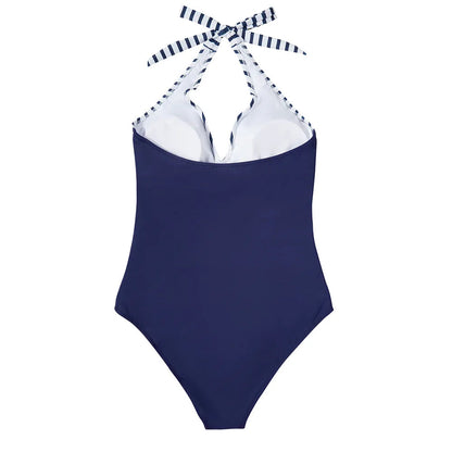 Averie | Women's Halter One-Piece Swimsuit – Supportive, Vibrant & Summer-Ready