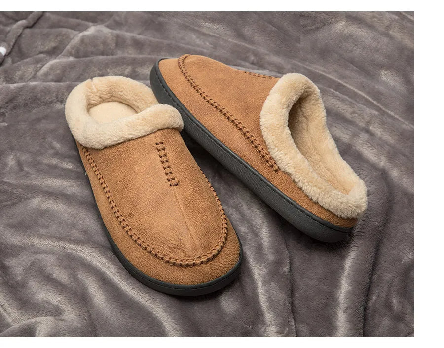 Johan | Men's Slip-On House Slippers – Breathable, Plush & Perfect for Everyday Use