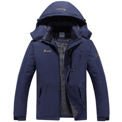 Keith | Men's Waterproof & Windproof Outdoor Jacket – Fleece-Lined & Hooded