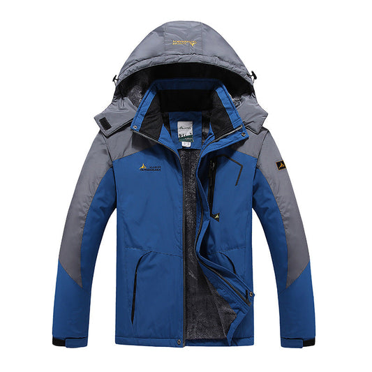 Keith | Men's Waterproof & Windproof Outdoor Jacket – Fleece-Lined & Hooded