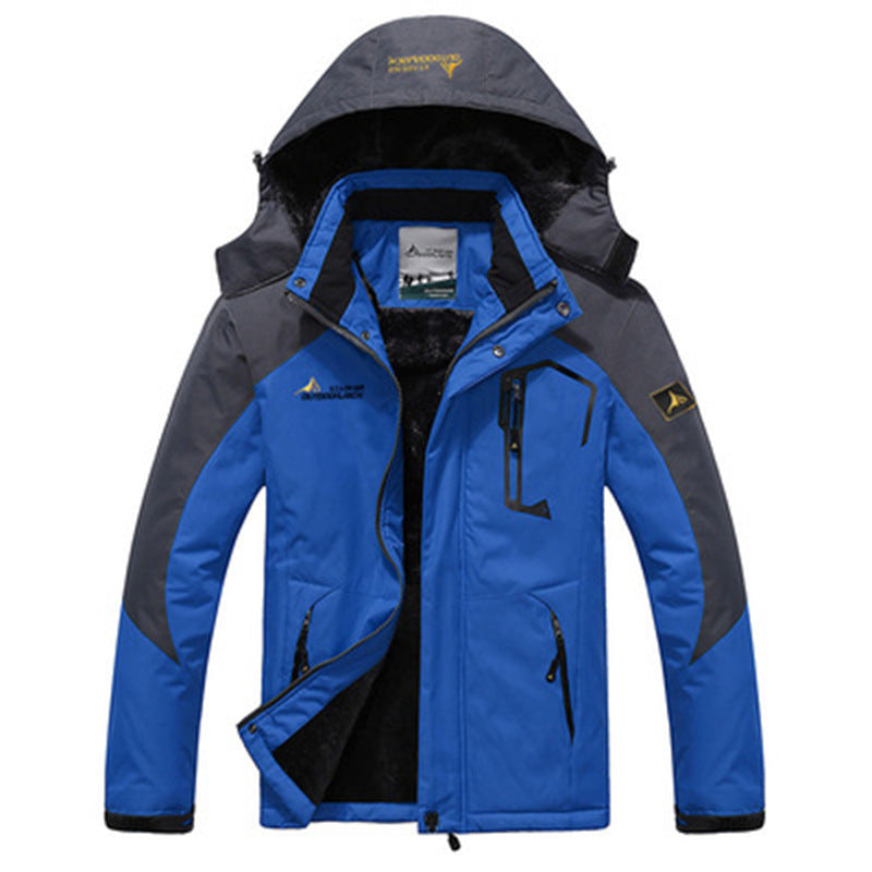 Keith | Men's Waterproof & Windproof Outdoor Jacket – Fleece-Lined & Hooded