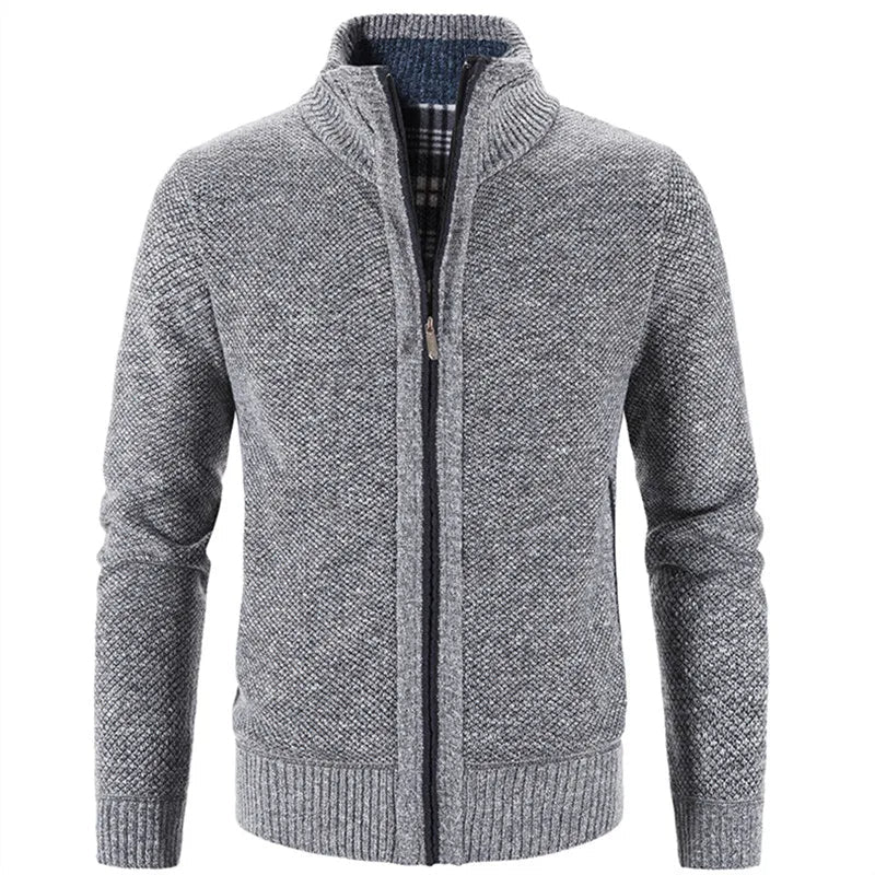 Adonis | Men's Casual Zip-Up Knit Sweater – Modern, Tailored & Winter-Ready