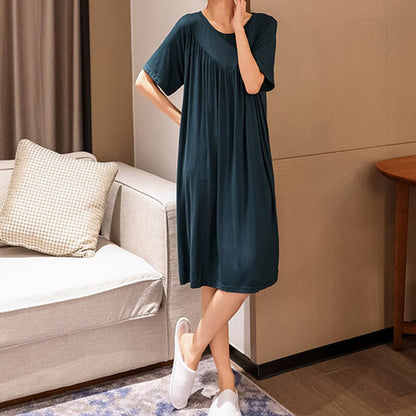 Azalea | Women's Loose-Fit Nightgown – Soft, Short Sleeves & Perfect for Lounging