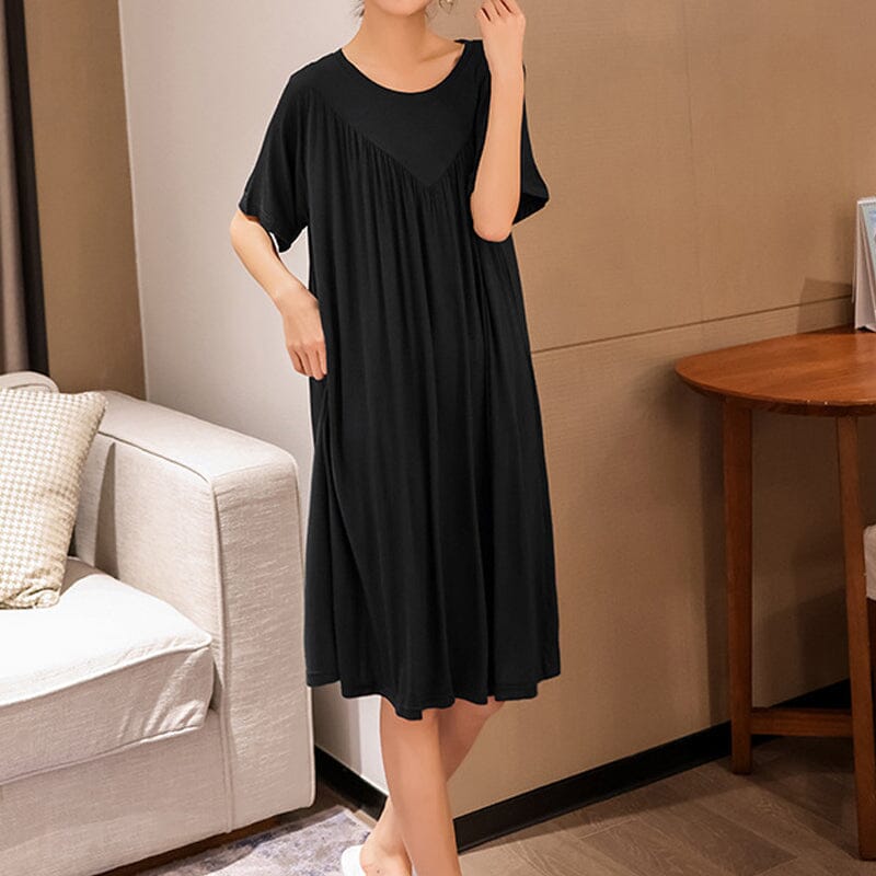 Azalea | Women's Loose-Fit Nightgown – Soft, Short Sleeves & Perfect for Lounging