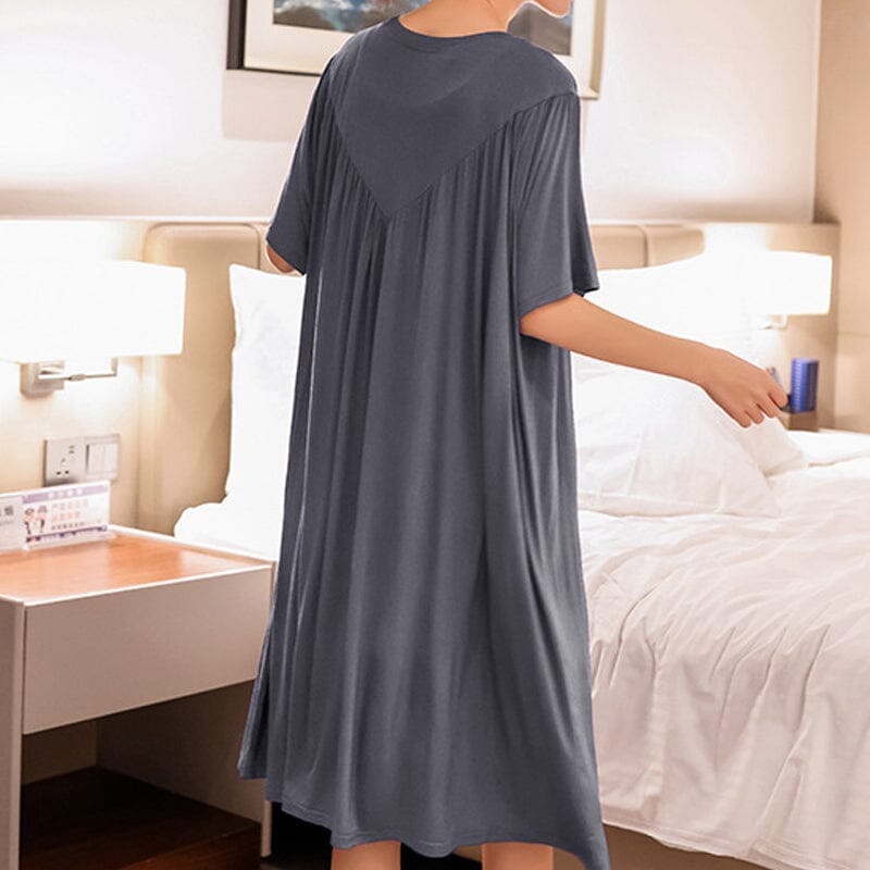 Azalea | Women's Loose-Fit Nightgown – Soft, Short Sleeves & Perfect for Lounging