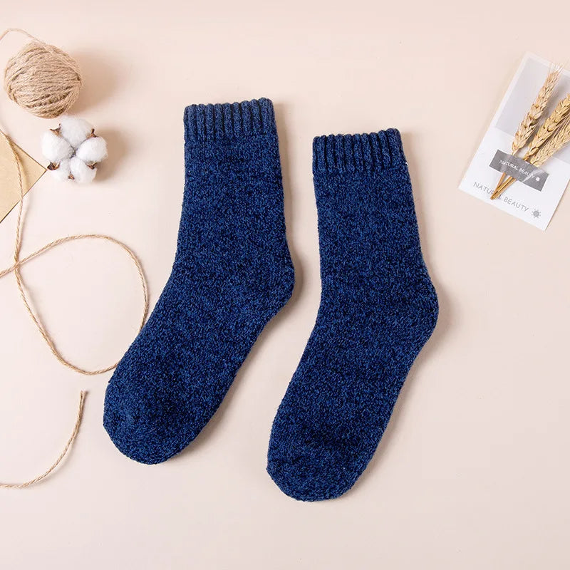 Elliot | Unisex Wool-Blend Winter Socks – Thermal, Soft & Everyday Cozy