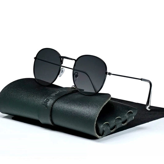 Leo | Men's Retro Round Sunglasses – Lightweight, Durable & Ultra-Cool