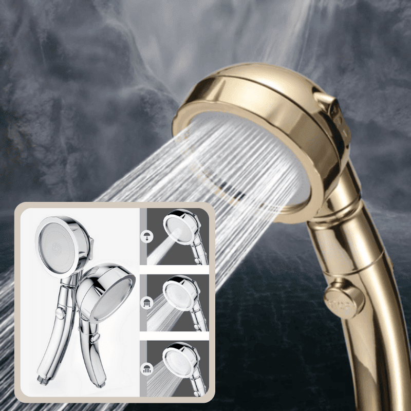 PowerHead | 3-in-1 High-Pressure Shower Head – Water-Saving, Adjustable & Includes Hose