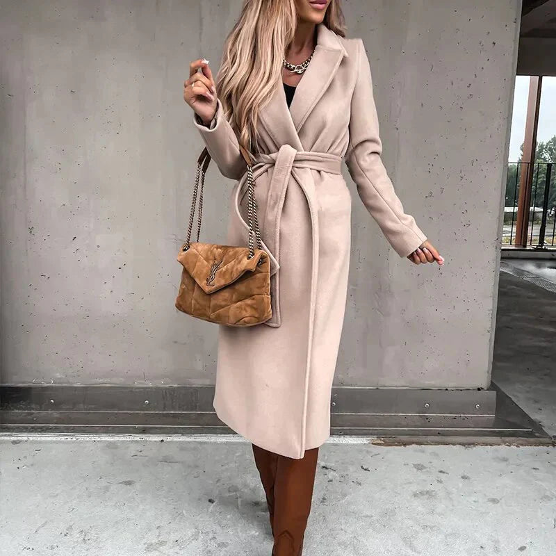 Clarissa | Women's Wool Long Coat – Elegant, Warm & Timelessly Chic