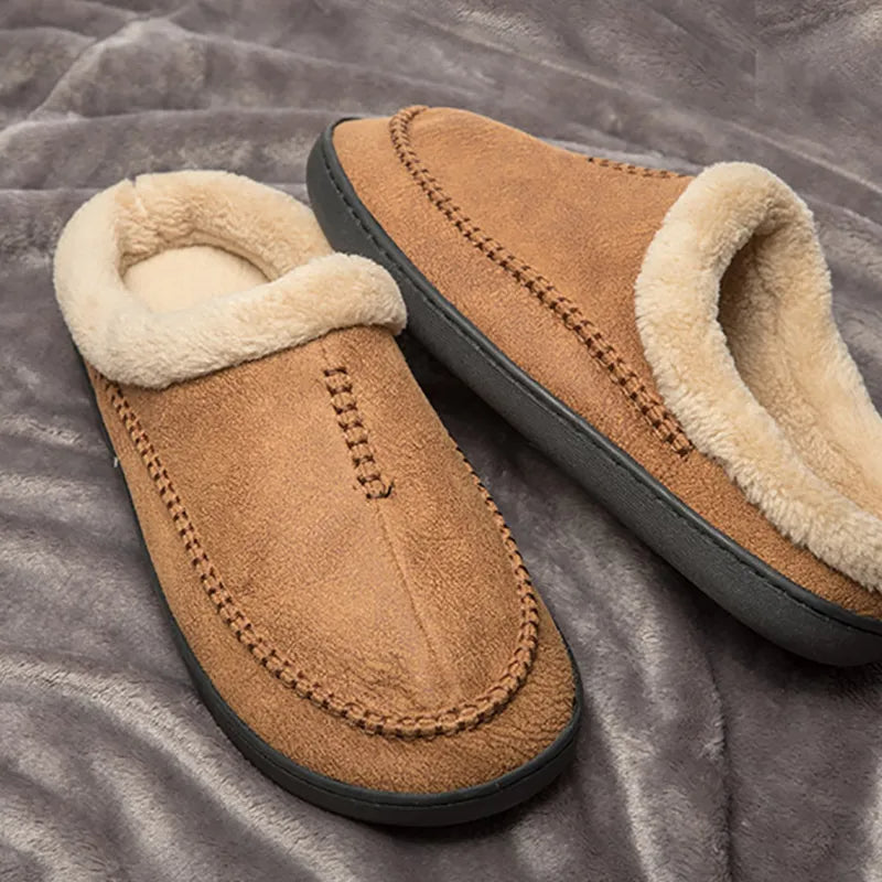 Johan | Men's Slip-On House Slippers – Breathable, Plush & Perfect for Everyday Use