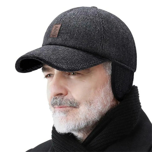 Danny | Men's Winter Cap – Warm & Windproof Hat with Ear Covers