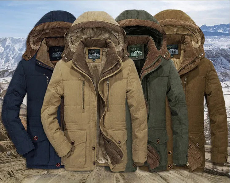 Tony | Men's Warm Winter Coat – Insulated, Plush-Lined & Cold-Weather Ready