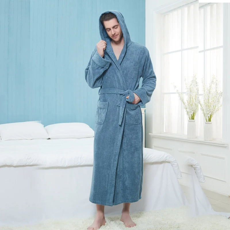 Francis | Men's Plush Bathrobe – Soft, Warm & Ultra-Comfortable Loungewear