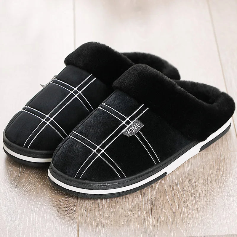 Miller | Men's Slip-On Slippers – Cozy & Warm Indoor Comfort Shoes