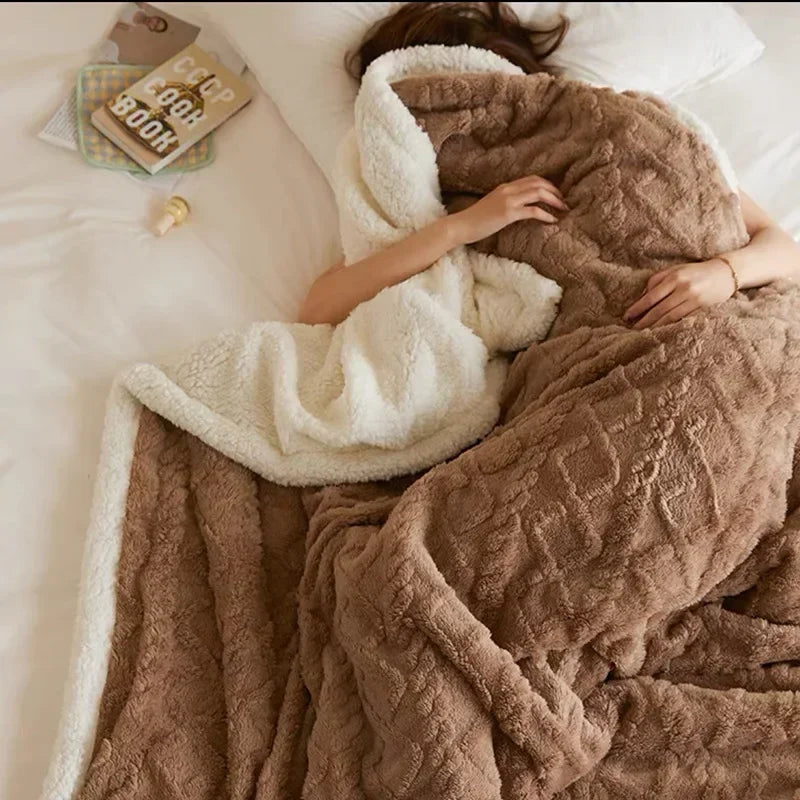 ArcticWarm | Thick Wool Winter Blanket – Heavyweight, Cozy & Ultra-Soft