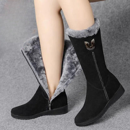 Erika | Women's Winter Boots – Fleece-Lined, Cozy & Anti-Slip Sole