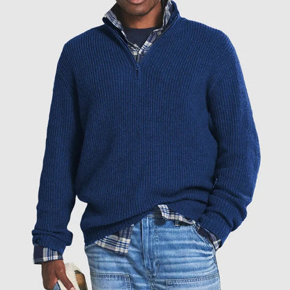 Vance | Half-Zip Knitted Sweater for Men