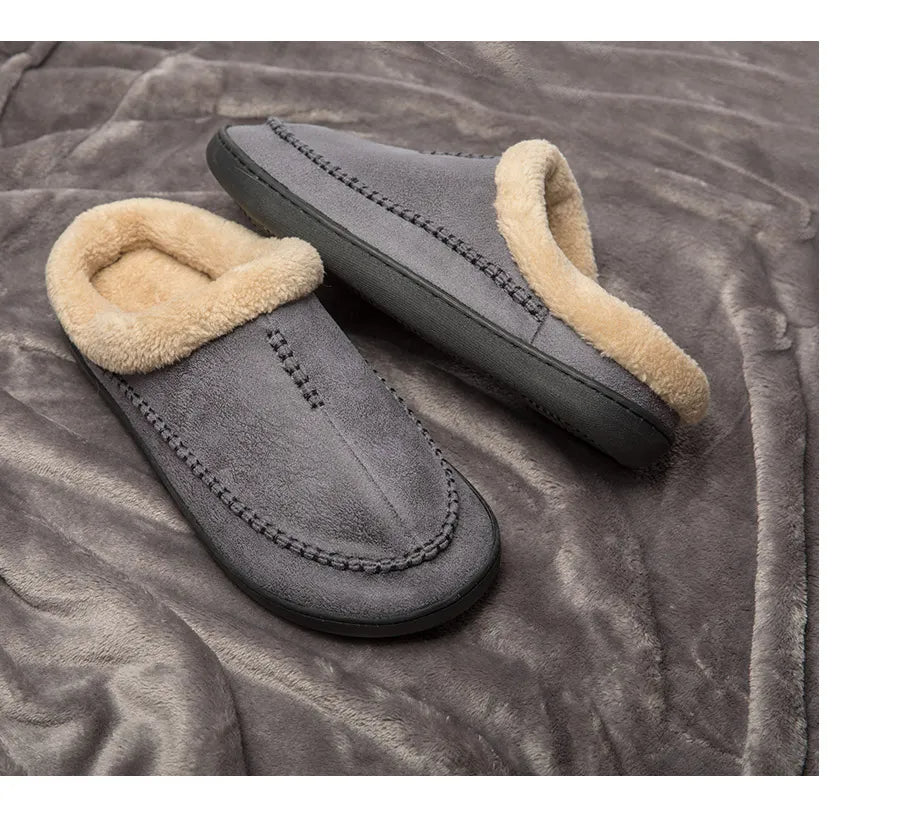 Johan | Men's Slip-On House Slippers – Breathable, Plush & Perfect for Everyday Use