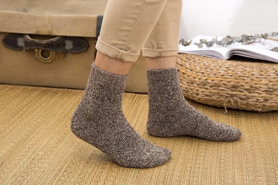 Elliot | Unisex Wool-Blend Winter Socks – Thermal, Soft & Everyday Cozy