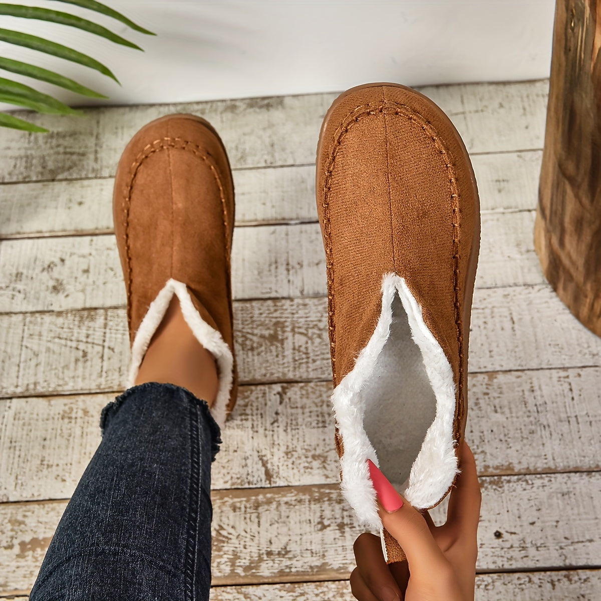 Beth | Women's Fleece-Lined Loafers – Warm, Cozy & Ultra-Comfortable