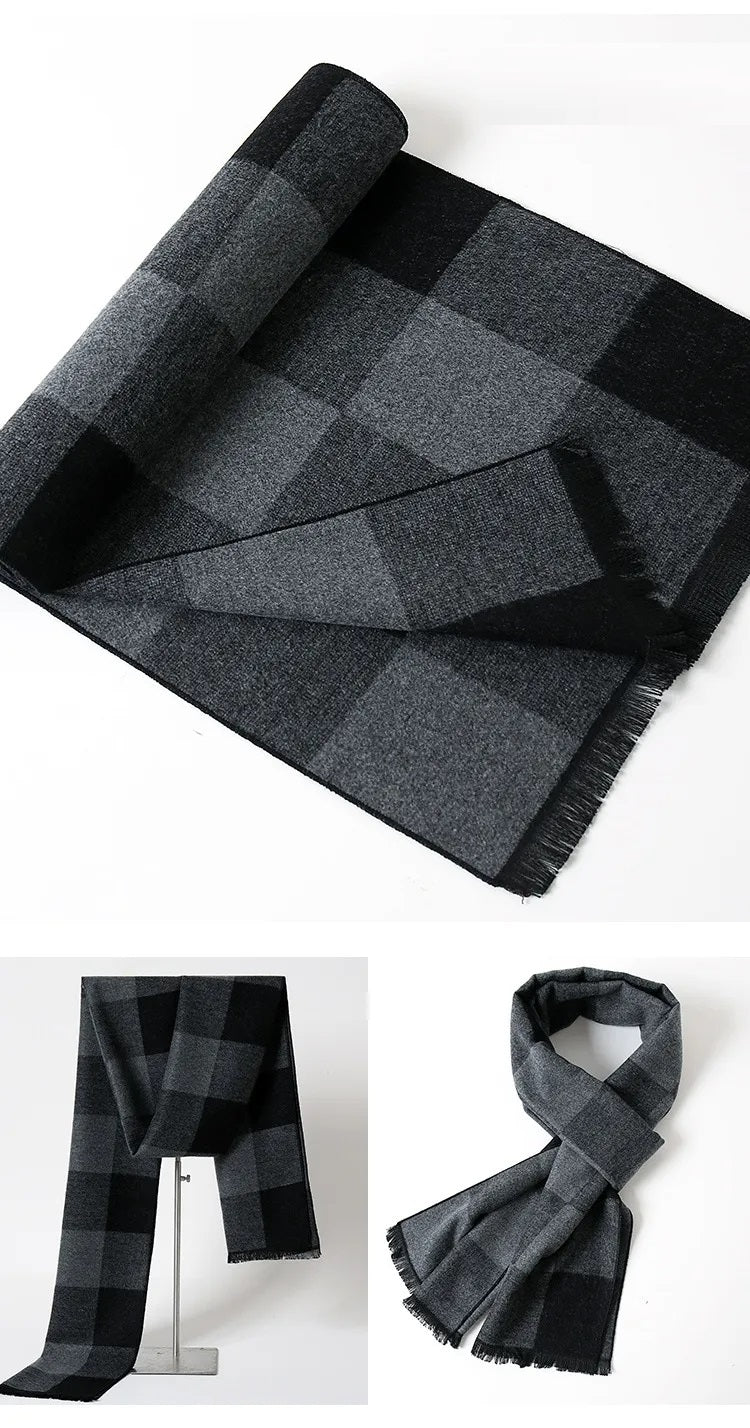 Ezra | Unisex Oversized Cashmere Scarf – Chic & Breathable Everyday Wear