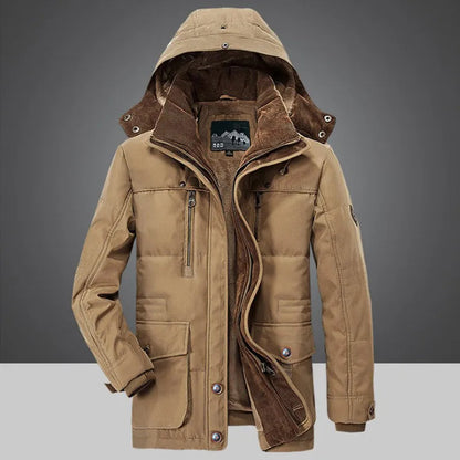 Tony | Men's Warm Winter Coat – Insulated, Plush-Lined & Cold-Weather Ready