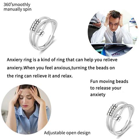 Emersyn | Unisex Spinner Anxiety Ring – Discreet & Soothing Stress Relief