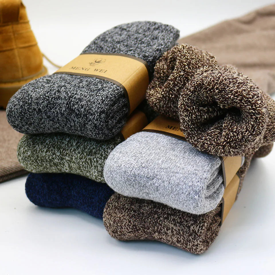 Elliot | Unisex Wool-Blend Winter Socks – Thermal, Soft & Everyday Cozy