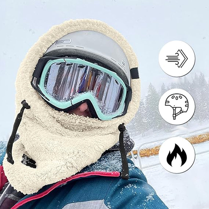 Arctic | Sherpa-Lined Ski Mask – Adjustable, Warm & Full Face Protection