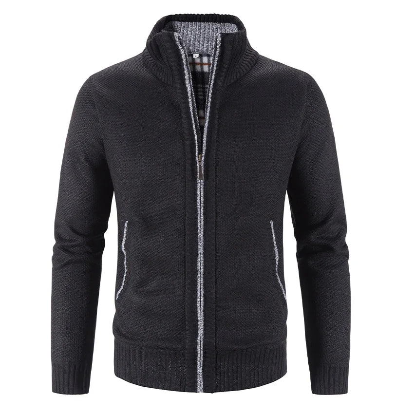 Adonis | Men's Casual Zip-Up Knit Sweater – Modern, Tailored & Winter-Ready