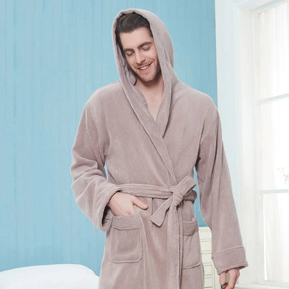 Francis | Men's Plush Bathrobe – Soft, Warm & Ultra-Comfortable Loungewear