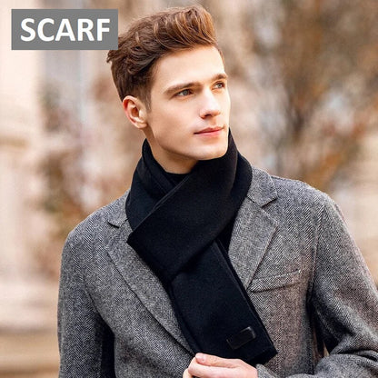 Jayden | Men's Wool Blend Scarf – Lightweight, Breathable & Insulated