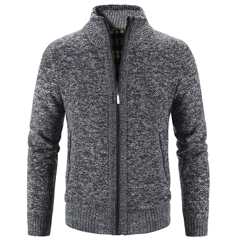 Adonis | Men's Casual Zip-Up Knit Sweater – Modern, Tailored & Winter-Ready