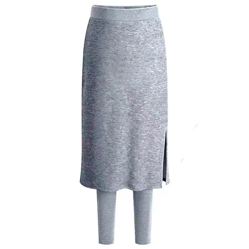 Sybil | Women's Thermal Skirt Leggings - Two-in-One Winter Warmth