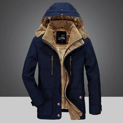 Tony | Men's Warm Winter Coat – Insulated, Plush-Lined & Cold-Weather Ready