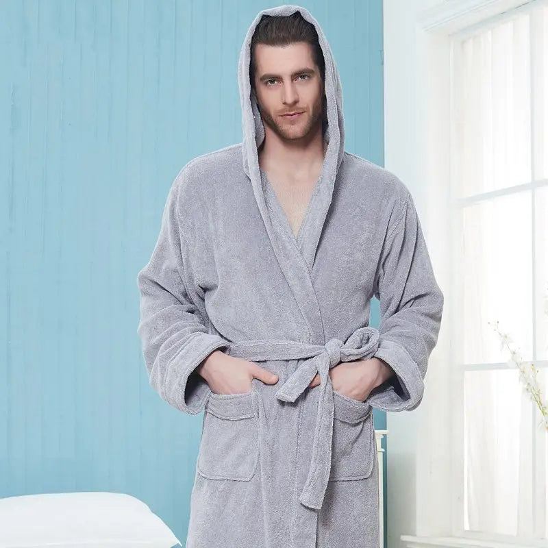 Francis | Men's Plush Bathrobe – Soft, Warm & Ultra-Comfortable Loungewear