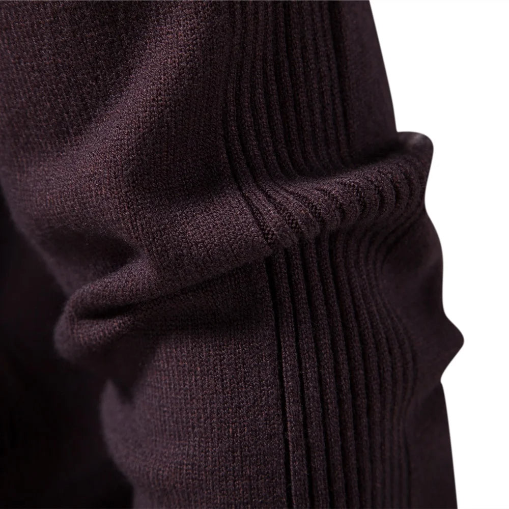 Niklaus | Men's Fitted Turtleneck Sweater – Sleek, Warm & Timeless